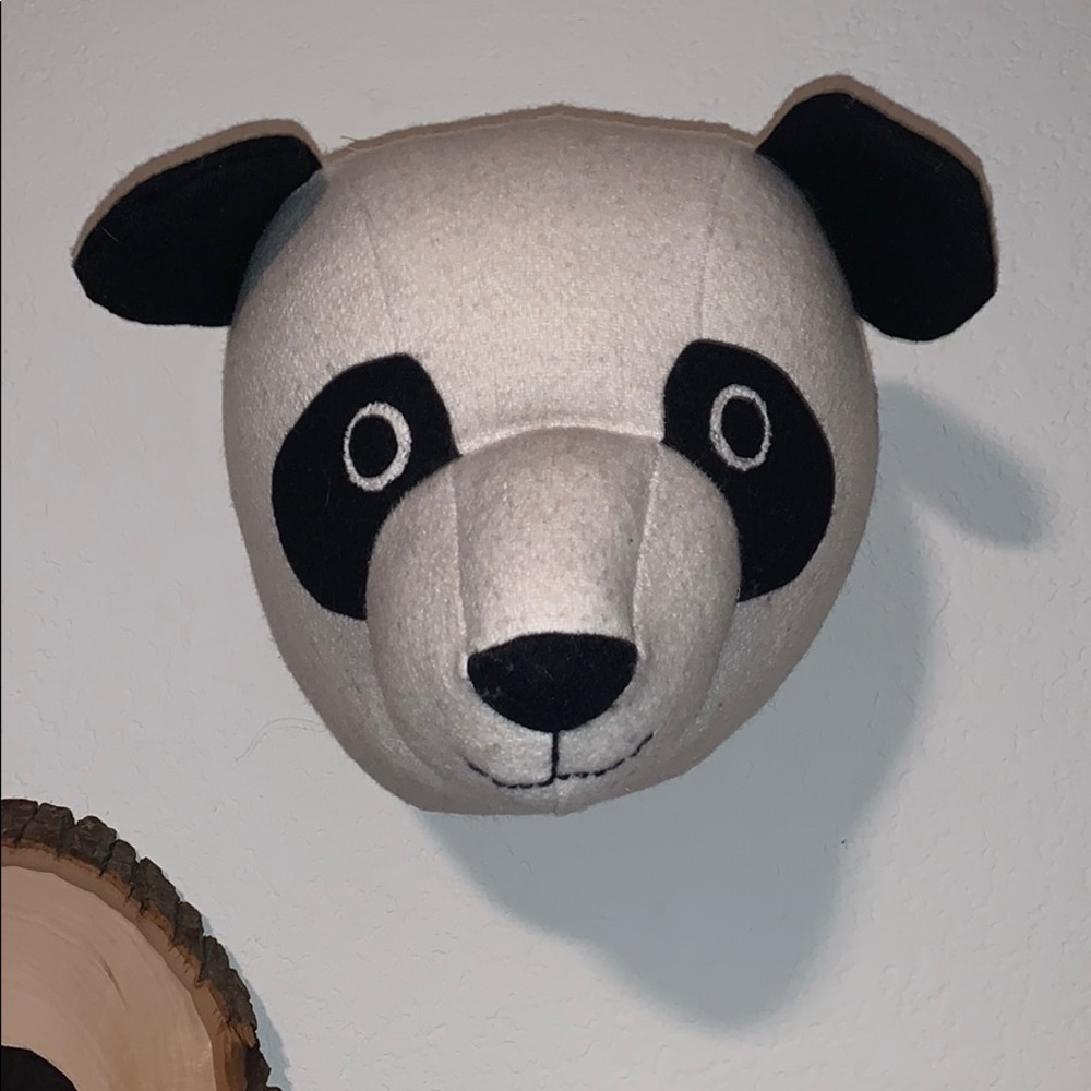 Panda Felt Head Mount
